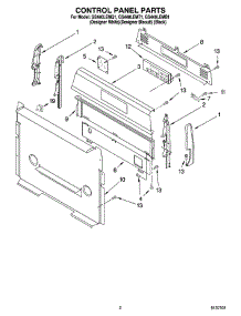 02 - Control Panel Parts parts for Whirlpool Range GS440LEMT1 from AppliancePartsPros.com