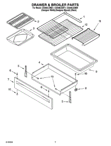 05 - Drawer & Broiler Parts parts for Whirlpool Range GS440LEMQ1 from AppliancePartsPros.com