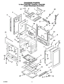 04 - Chassis Parts parts for Whirlpool Range GS440LEMB1 from AppliancePartsPros.com
