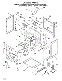 03 - Chassis Parts parts for Whirlpool Range RF378LXMB0 from AppliancePartsPros.com
