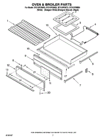 05 - Oven & Broiler Parts parts for Whirlpool Range SF315PEMW0 from AppliancePartsPros.com