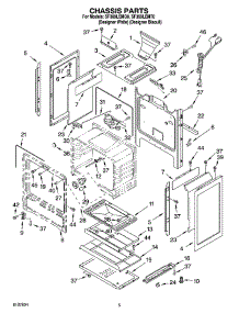04 - Chassis Parts parts for Whirlpool Range SF369LEMQ0 from AppliancePartsPros.com