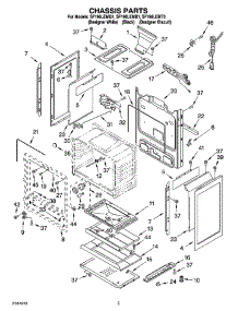 04 - Chassis Parts parts for Whirlpool Range SF196LEMT0 from AppliancePartsPros.com
