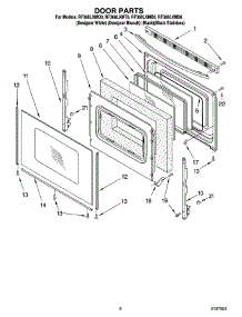 05 - Door Parts, Miscellaneous Parts parts for Whirlpool Range RF368LXMQ0 from AppliancePartsPros.com
