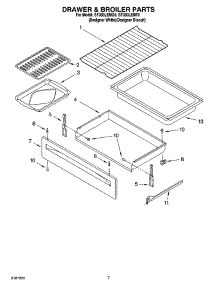 05 - Drawer & Broiler Parts parts for Whirlpool Range SF380LEMT0 from AppliancePartsPros.com