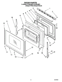 06 - Door Parts, Miscellaneous Parts parts for Whirlpool Range SF369LEMT0 from AppliancePartsPros.com