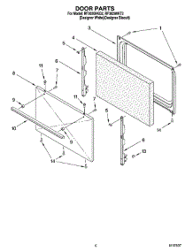 05 - Door Parts, Miscellaneous Parts parts for Whirlpool Range RF3020XKT2 from AppliancePartsPros.com