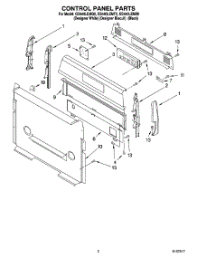 02 - Control Panel Parts parts for Whirlpool Range GS440LEMQ0 from AppliancePartsPros.com