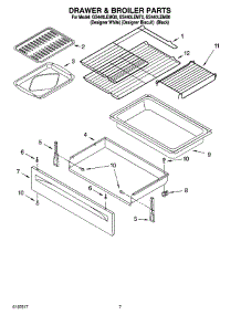 05 - Drawer & Broiler Parts parts for Whirlpool Range GS440LEMQ0 from AppliancePartsPros.com