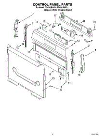 02 - Control Panel Parts parts for Whirlpool Range GS458LEMT0 from AppliancePartsPros.com