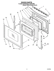 06 - Door Parts, Miscellaneous Parts parts for Whirlpool Range GS458LEMT0 from AppliancePartsPros.com