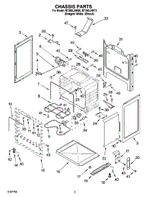 03 - Chassis Parts parts for Whirlpool Range RF380LXMQ0 from AppliancePartsPros.com
