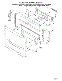 02 - Control Panel Parts parts for Whirlpool Range SF357PEMV0 from AppliancePartsPros.com