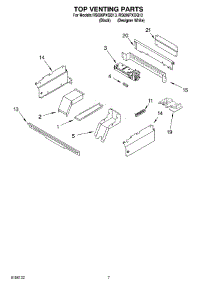 05 - Top Venting Parts parts for Whirlpool Range RS696PXGQ13 from AppliancePartsPros.com