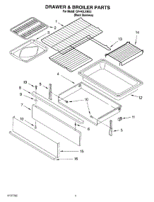 05 - Drawer & Broiler Parts, Miscellaneous Parts parts for Whirlpool Range GR445LXMS0 from AppliancePartsPros.com