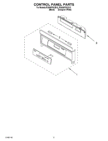 03 - Control Panel Parts parts for Whirlpool Range RS696PXGB12 from AppliancePartsPros.com