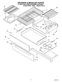 06 - Drawer & Broiler Parts, Miscellaneous Parts parts for Whirlpool Range GS470LEMT0 from AppliancePartsPros.com