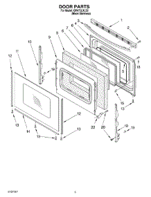 04 - Door Parts parts for Whirlpool Range GR475LXLS2 from AppliancePartsPros.com