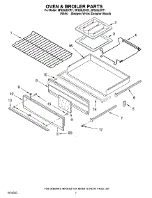 05 - Oven & Broiler Parts parts for Whirlpool Range SF325LEKW1 from AppliancePartsPros.com