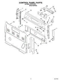 02 - Control Panel Parts parts for Whirlpool Range GR475LXLS1 from AppliancePartsPros.com