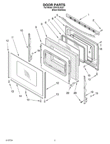 04 - Door Parts parts for Whirlpool Range GR475LXLS1 from AppliancePartsPros.com