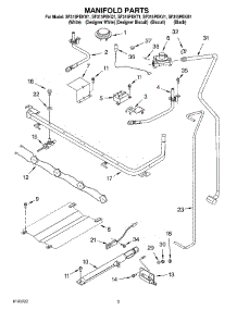03 - Manifold Parts parts for Whirlpool Range SF315PEKB1 from AppliancePartsPros.com