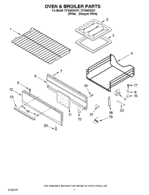 05 - Oven & Broiler Parts parts for Whirlpool Range SF3020SKQ1 from AppliancePartsPros.com