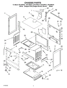 04 - Chassis Parts parts for Whirlpool Range SF315PEKW1 from AppliancePartsPros.com