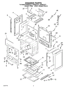04 - Chassis Parts parts for Whirlpool Range GS460LELT1 from AppliancePartsPros.com