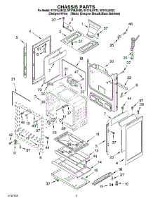 04 - Chassis Parts parts for Whirlpool Range SF379LEKQ2 from AppliancePartsPros.com