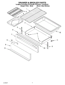 05 - Drawer & Broiler Parts, Miscellaneous Parts parts for Whirlpool Range RF378LXKS1 from AppliancePartsPros.com