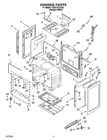 04 - Chassis Parts parts for Whirlpool Range YGS470LEKQ0 from AppliancePartsPros.com