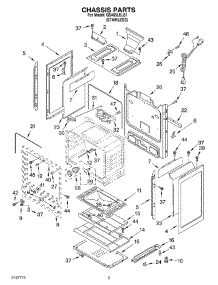 04 - Chassis Parts parts for Whirlpool Range GS465LELS1 from AppliancePartsPros.com