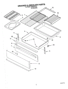 06 - Drawer & Broiler Parts, Miscellaneous Parts parts for Whirlpool Range GS465LELS1 from AppliancePartsPros.com