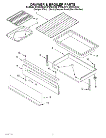 05 - Drawer & Broiler Parts parts for Whirlpool Range SF379LEKS2 from AppliancePartsPros.com