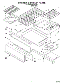 06 - Drawer & Broiler Parts, Miscellaneous Parts parts for Whirlpool Range YGS470LELQ0 from AppliancePartsPros.com