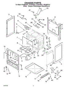 03 - Chassis parts for Whirlpool Range RF364PXKV1 from AppliancePartsPros.com