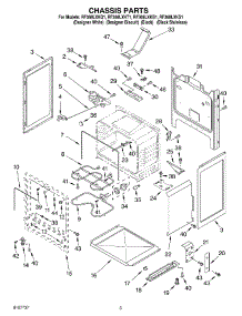 03 - Chassis parts for Whirlpool Range RF368LXKS1 from AppliancePartsPros.com