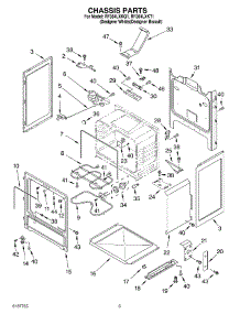 03 - Chassis parts for Whirlpool Range RF364LXKT1 from AppliancePartsPros.com