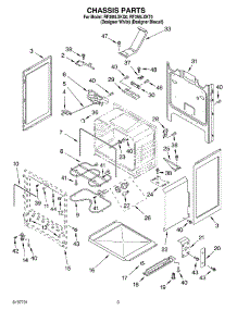 03 - Chassis parts for Whirlpool Range RF366LXKQ0 from AppliancePartsPros.com