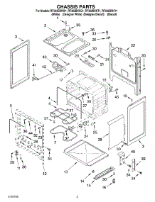 03 - Chassis Parts parts for Whirlpool Range RF362BXKV1 from AppliancePartsPros.com