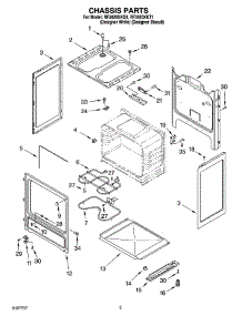 03 - Chassis Parts parts for Whirlpool Range RF3020XKQ1 from AppliancePartsPros.com