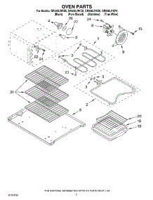 04 - Oven Parts parts for Whirlpool Range GR556LRKP0 from AppliancePartsPros.com