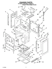 04 - Chassis parts for Whirlpool Range SF369LEKT1 from AppliancePartsPros.com