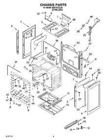 04 - Chassis Parts parts for Whirlpool Range GS475LELS0 from AppliancePartsPros.com