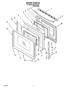 05 - Door Parts parts for Whirlpool Range GS475LELS0 from AppliancePartsPros.com