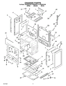 04 - Chassis Parts parts for Whirlpool Range GS440LELQ0 from AppliancePartsPros.com