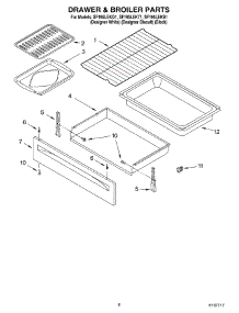06 - Drawer & Broiler Parts, Miscellaneous Parts parts for Whirlpool Range SF195LEKQ1 from AppliancePartsPros.com