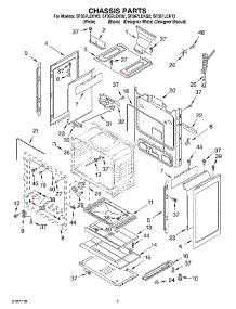 04 - Chassis Parts parts for Whirlpool Range SF367LEKT2 from AppliancePartsPros.com