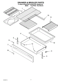 05 - Drawer & Broiler Parts, Miscellaneous Parts parts for Whirlpool Range GR440LXLP0 from AppliancePartsPros.com
